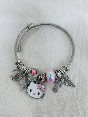 Pink Hello Kitty Bracelet cute